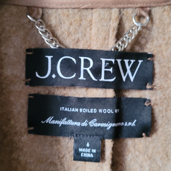 J. CREW DAPHNE TOPCOAT IN ITALIAN BOILED WOOL - Picture 7 of 10